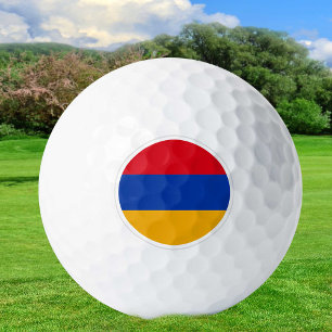 Armenia Golf Balls, Armenian Flag Golfers /Patriot Balls
