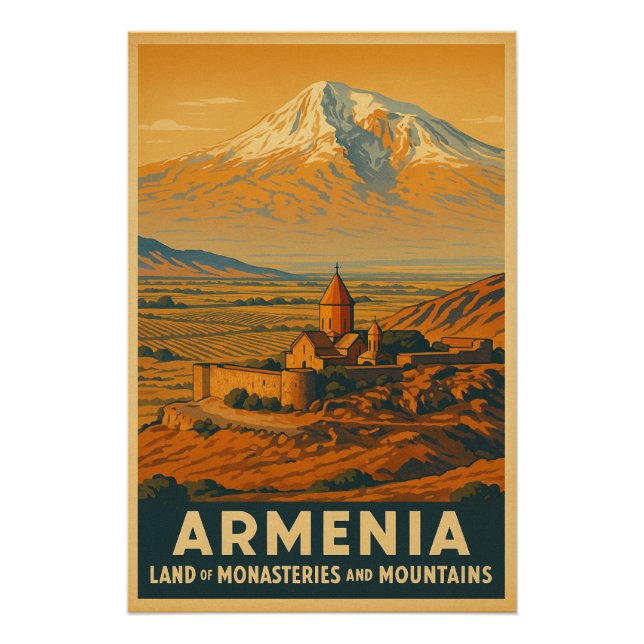 Armenia – Land of Monasteries and Mountains Poster (Front)