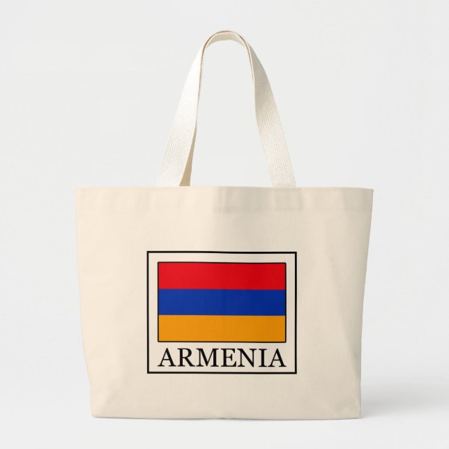 Armenia Large Tote Bag (Front)