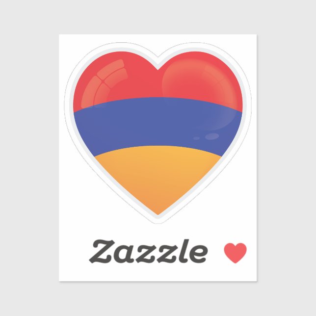 Armenia Love Flag (Sheet)