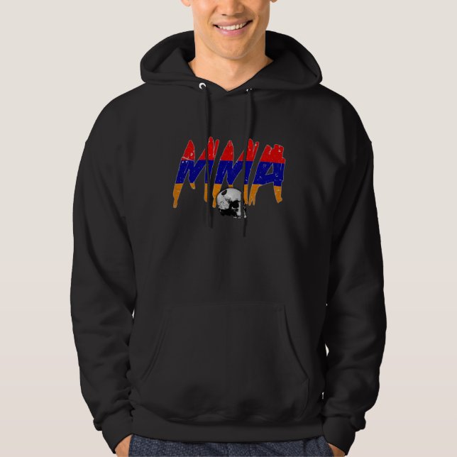 Armenia MMA Skull Hoodie (Front)