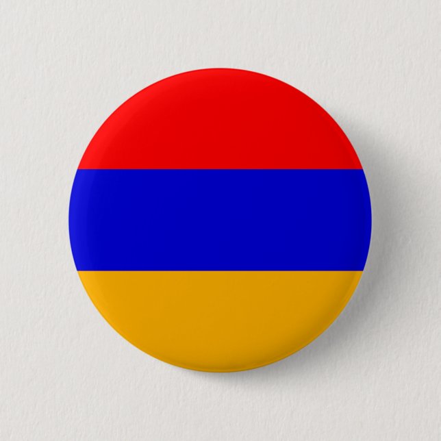 Armenia National Flag 6 Cm Round Badge (Front)
