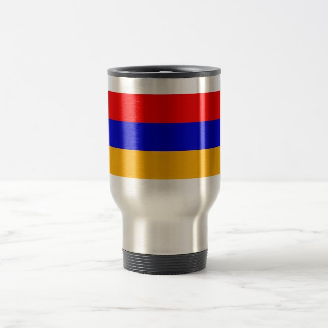 Armenia National Flag Travel Mug (Center)