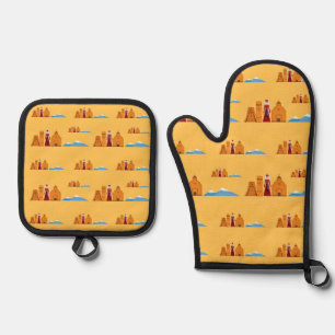 Armenia Oven Mitt and Pot Holders Oven Mitt & Pot Holder Set