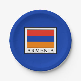Armenia Paper Plate