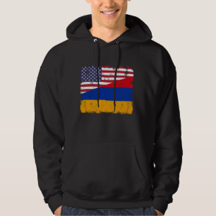 Armenia Pride Armenian American Flag Roots Heritag Hoodie
