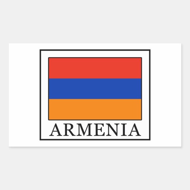 Armenia Rectangular Sticker (Front)