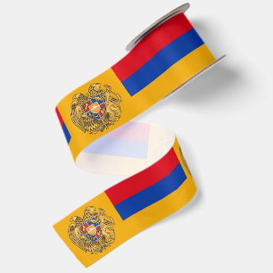 Armenia Ribbon, Emblem, patriotic, Armenian Flag Satin Ribbon