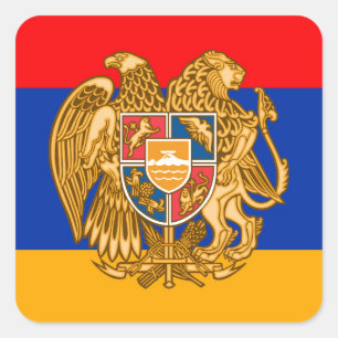 Armenia Square Sticker