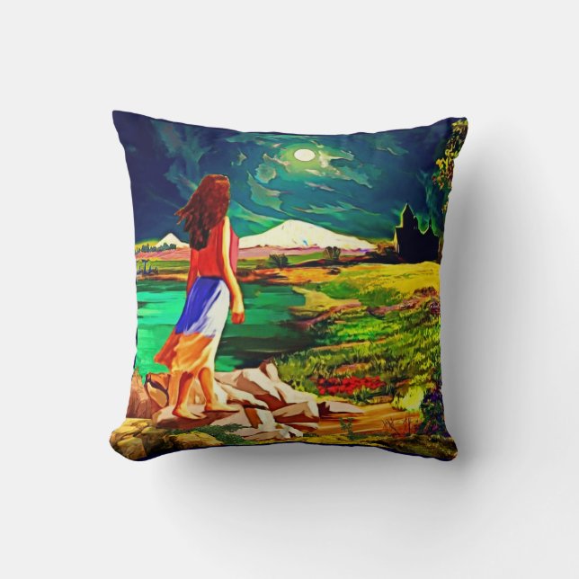 Armenia the beautiful Throw Pillow (Front)