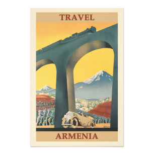 Armenia vintage poster
