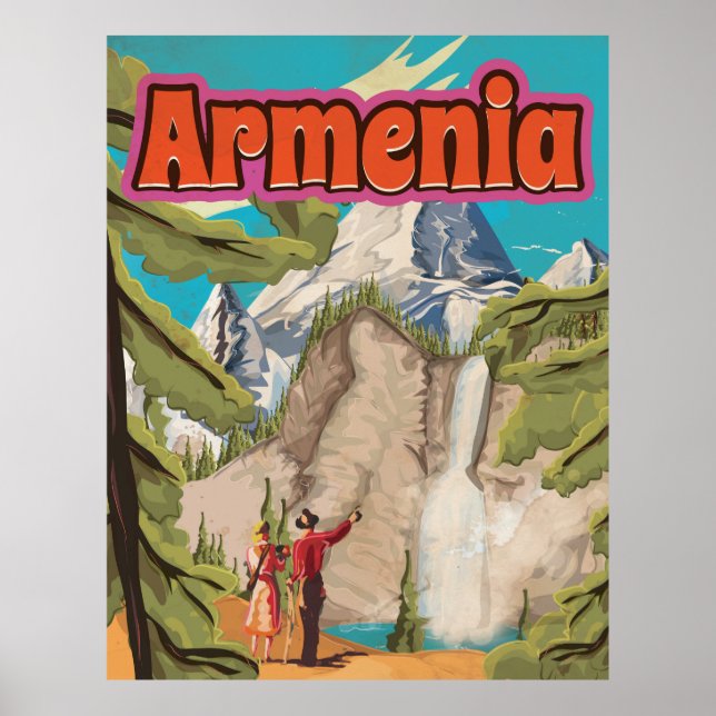 Armenia Vintage Travel Poster (Front)