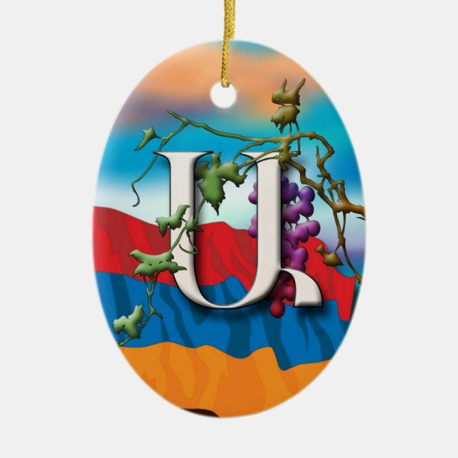 Armenian Alphabet Initials 'Iyp' Ornament (Front)