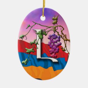 Armenian Alphabet Initials 'Lyun' Ornament