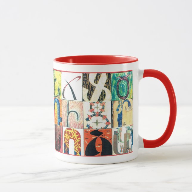 Armenian Alphabet Mug (Right)