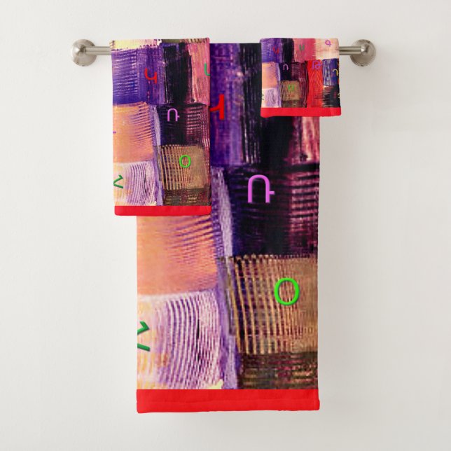 Armenian Alphabet Towel (Insitu)
