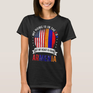 Armenian American Patriot Heart is from Armenia Fl T-Shirt