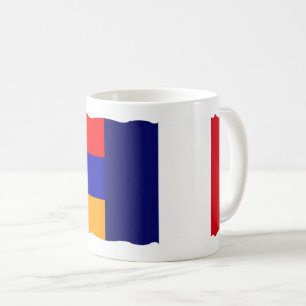 Armenian and France Flag Coffee Mug