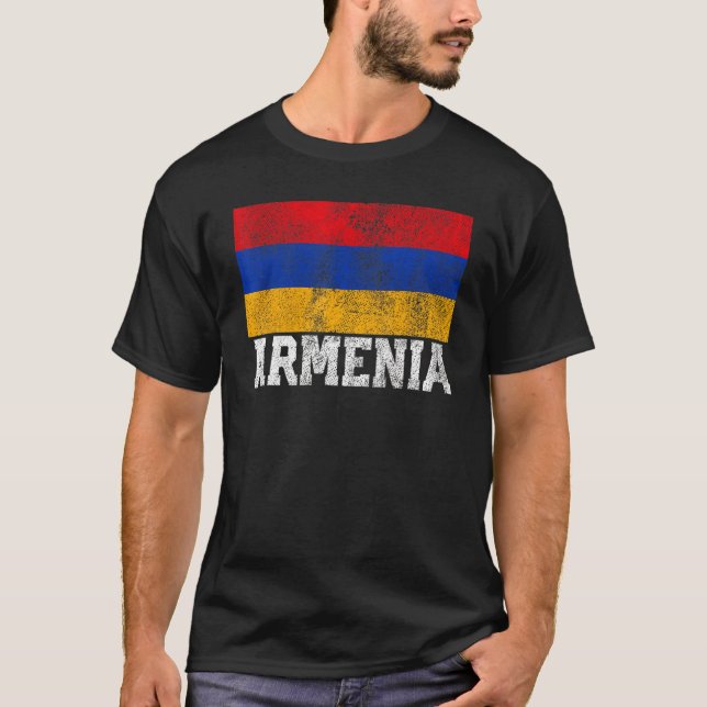 Armenian Armenia Pride Roots Country Family Nation T-Shirt (Front)