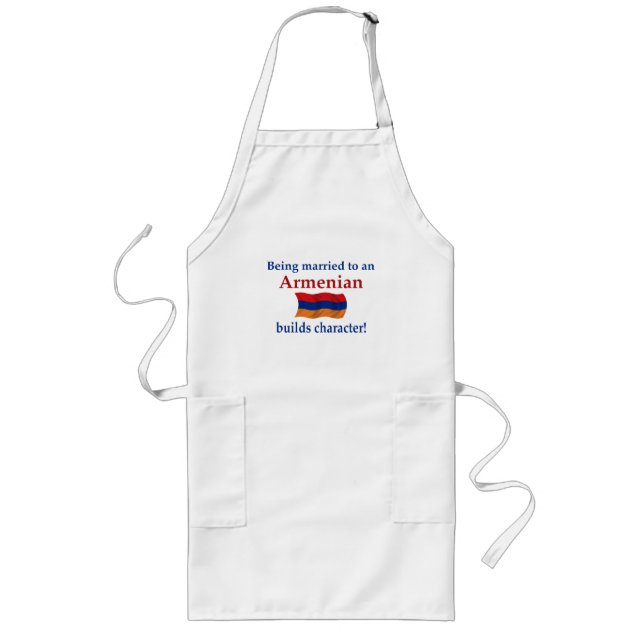 Armenian Builds Character Long Apron (Front)