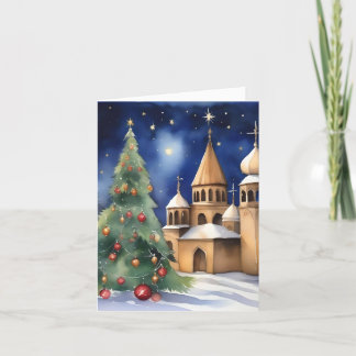 Armenian Christmas C - January 6 - Watercolor Holiday Card