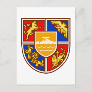 Armenian Coat of Arms Heritage & Symbols Postcard