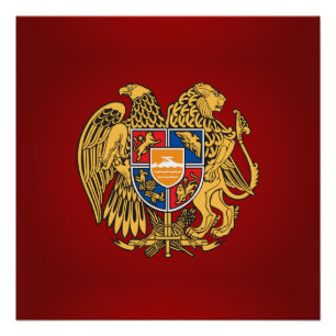 Armenian coat of arms poster