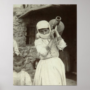 Armenian country girl, Yerevan Poster