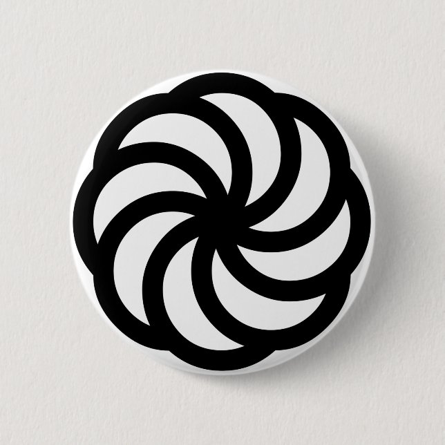 Armenian Eternity Symbol 6 Cm Round Badge (Front)