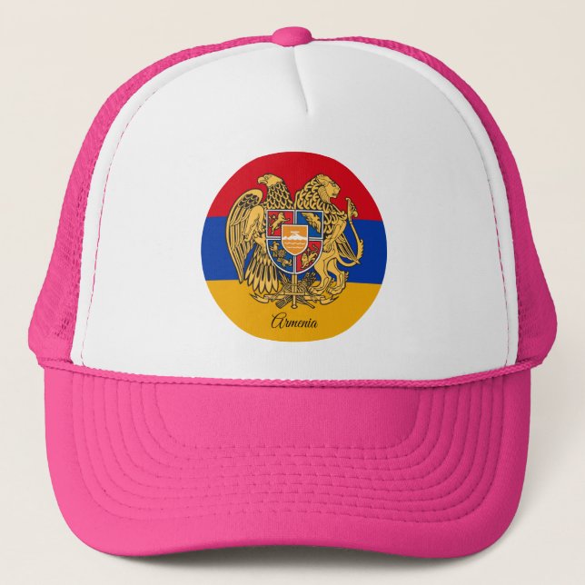 Armenian flag & Armenia - fashion, travel /sports  Trucker Hat (Front)