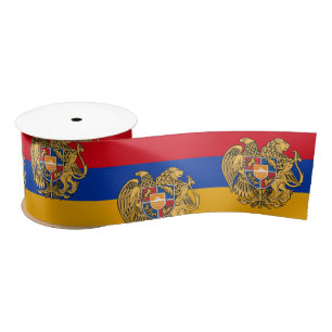 Armenian Flag & Armenia travel, holiday /sports  Satin Ribbon