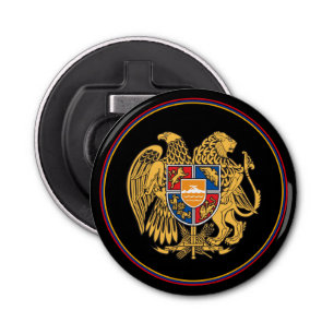 Armenian Flag Bottle Opener, Armenia Emblem /Party Bottle Opener