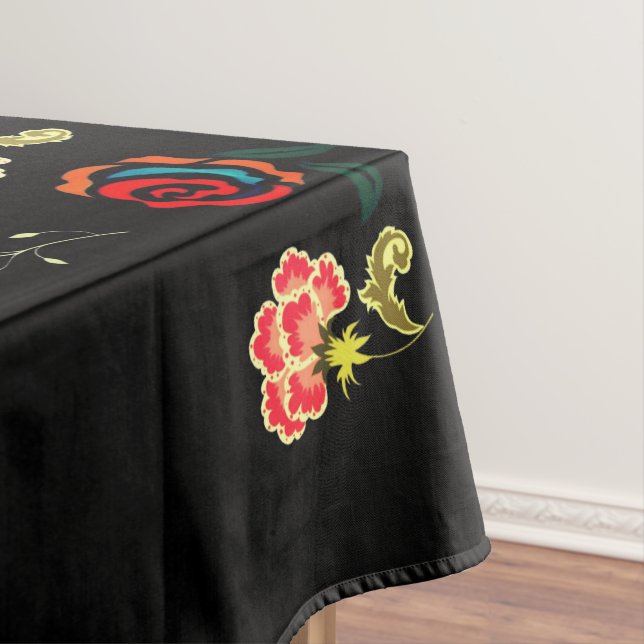 Armenian Flag Cotton Tablecloth, 52"x70" Tablecloth (In Situ)