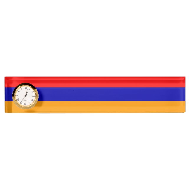 Armenian flag Desk Nameplate (Front)