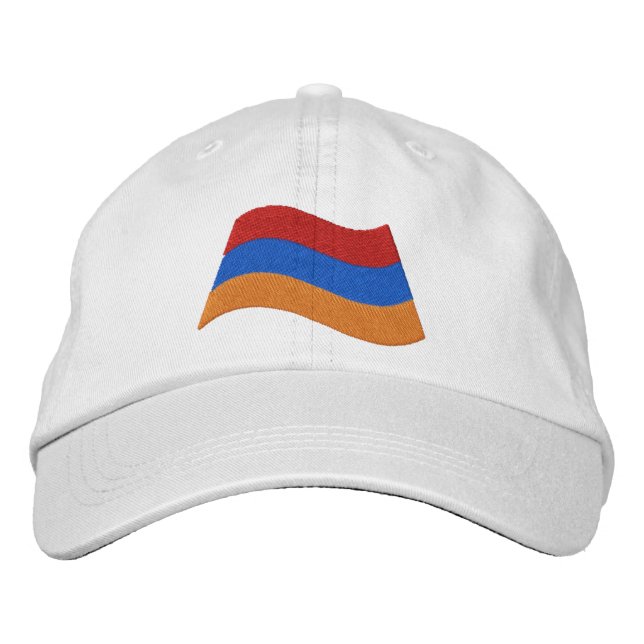 Armenian Flag Embroidered Hat (Front)