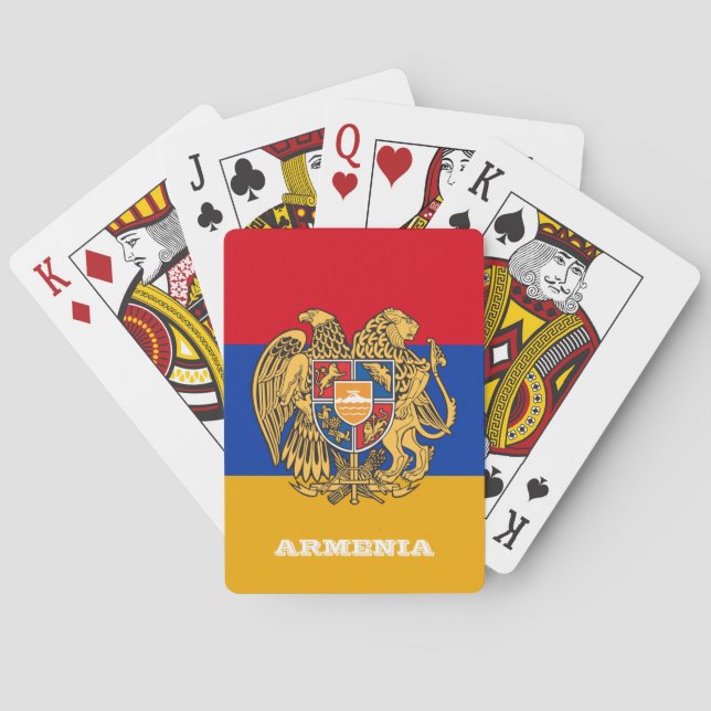 Armenian Flag Games, Armenia Playing Cards (Back)