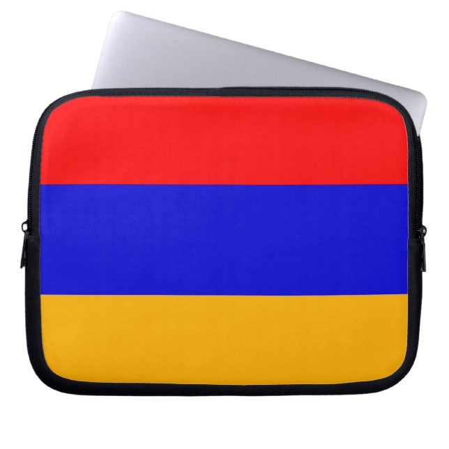 Armenian Flag Laptop Sleeve (Front)