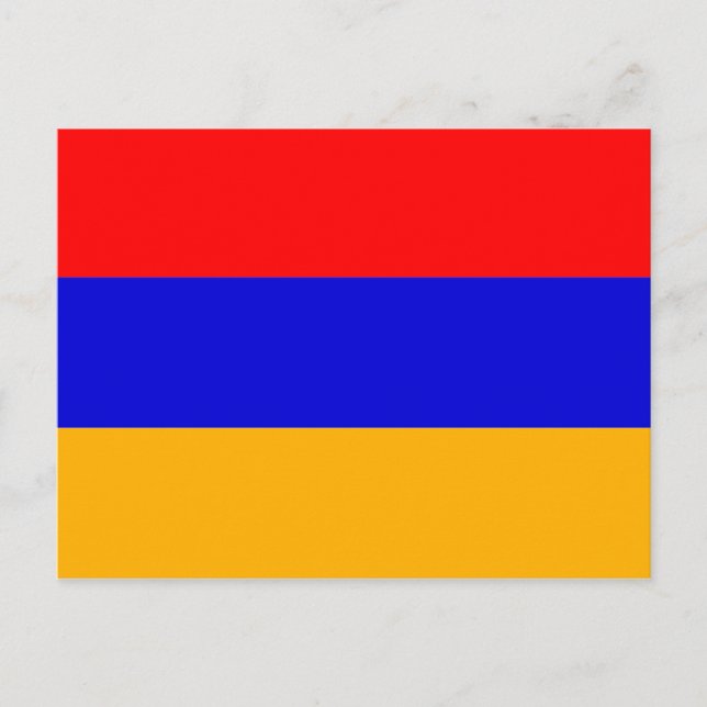 Armenian Flag Postcard (Front)