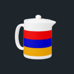 Armenian Flag Teapot<br><div class="desc">Add a touch of Armenian pride to your tea collection with our exclusive teapot featuring the flag of Armenia! Crafted with meticulous attention to detail, this teapot is not just a functional item; it’s a celebration of Armenia’s rich heritage and cultural significance. The vibrant design prominently displays the iconic Armenian...</div>