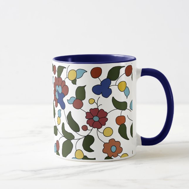 Armenian Floral Pattern Mug (Right)
