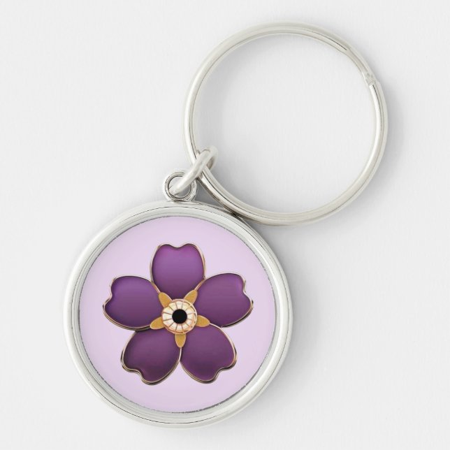 Armenian Flower Keychain (Front)