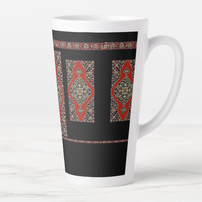 Armenian Folk Art Latte Mug (Right)