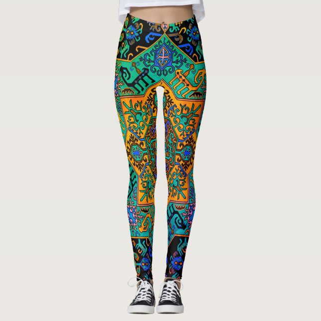 Armenian folk art leggings (Front)