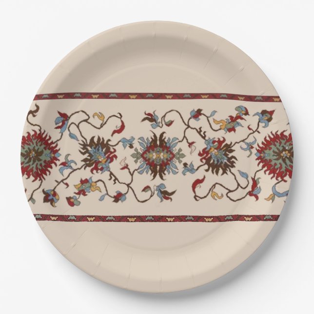 Armenian folk art Paper Plate (Front)