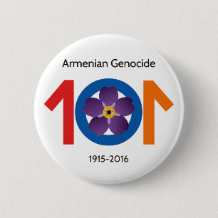 Armenian Genocide 101 Years Commemorative Button
