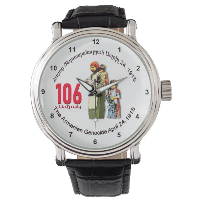Armenian Genocide 106 years Watch (Front)