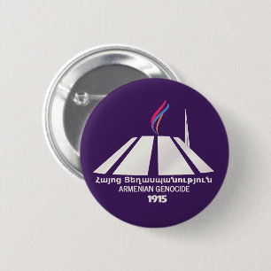 Armenian Genocide 1915 6 Cm Round Badge