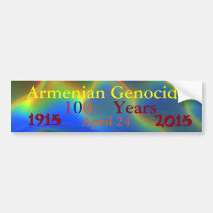 Armenian Genocide Bumper Sticker