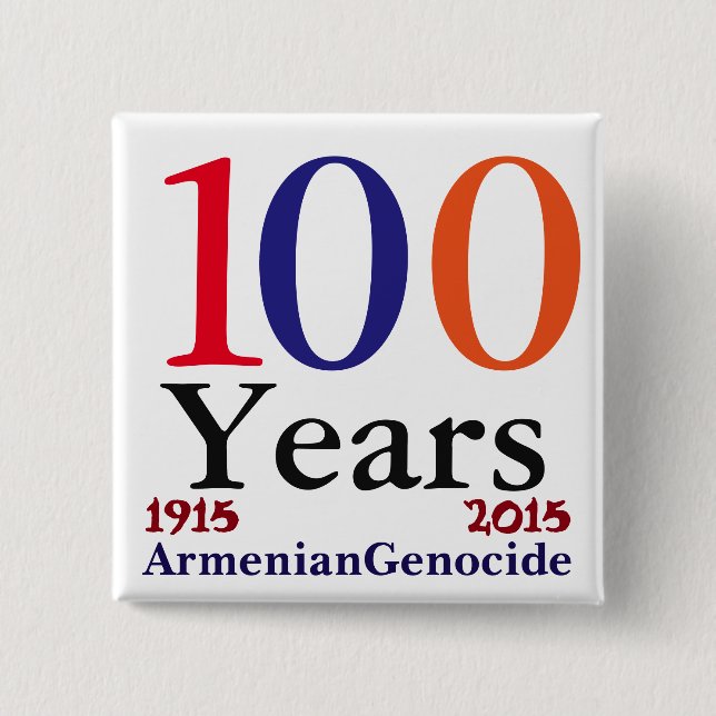 Armenian Genocide Pin (Front)