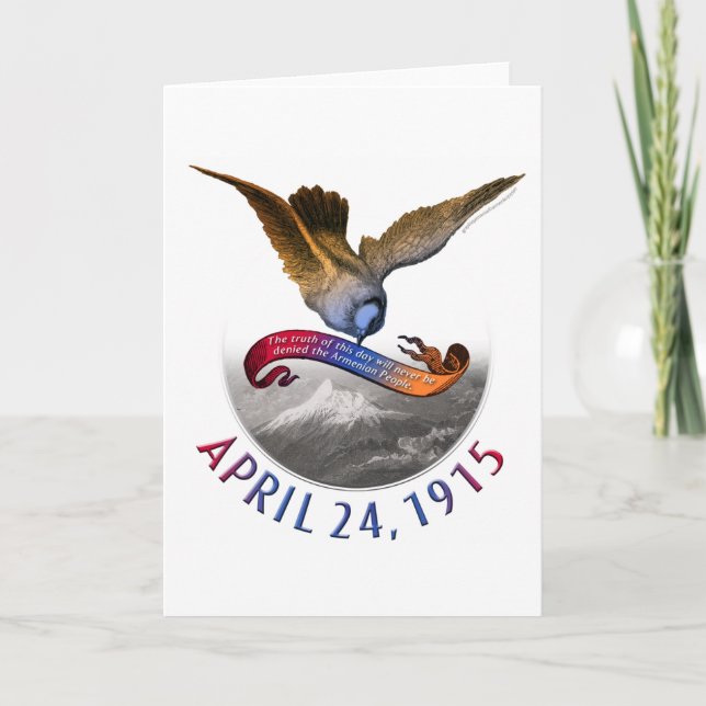 Armenian Genocide Remembrance Card (Front)
